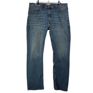 Levi Strauss Signature Mens Size 38x32 Straight Leg‎ Blue Denim Jeans
